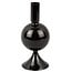 Present Time Kandelaar Sparkle Ball zwart - Stijlvolle Glazen Kaarshouder