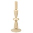 Present Time Kandelaar Sparkle Tall zandbruin - Glazen kandelaar voor sfeervol interieur