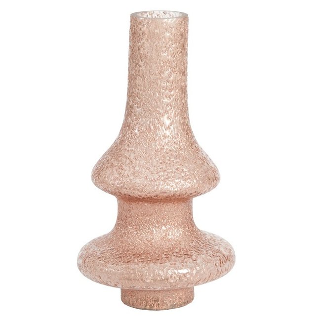 Light en Living Vaas Ø20x34 cm GWETA glas donker  koper-koper