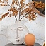 Countryfield Fles / Vaas gezicht Picasso wit