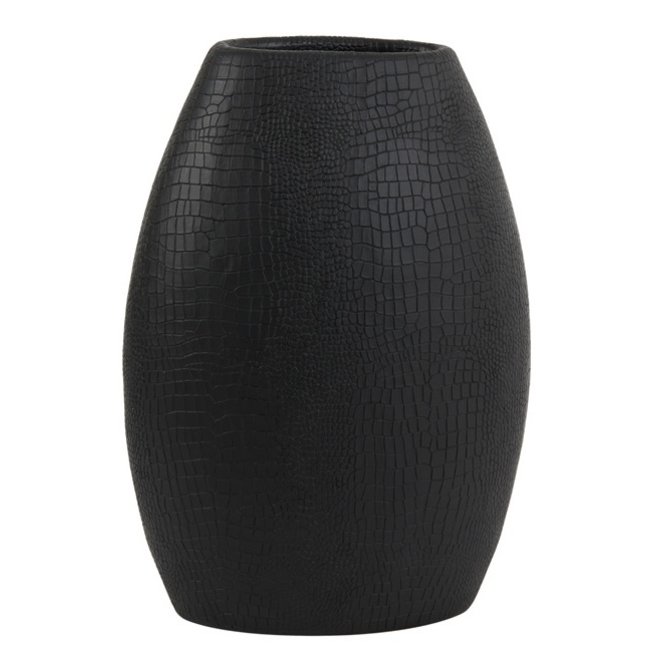 Light en Living Vaas deco 35x20,5x49,5 cm MAMBAS zwart