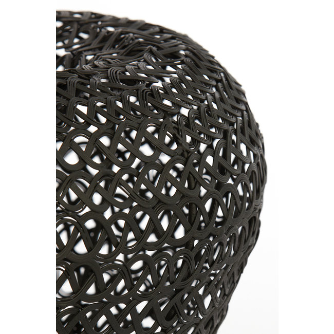 Light en Living Vaas deco Ø35x27 cm FINOU mat zwart