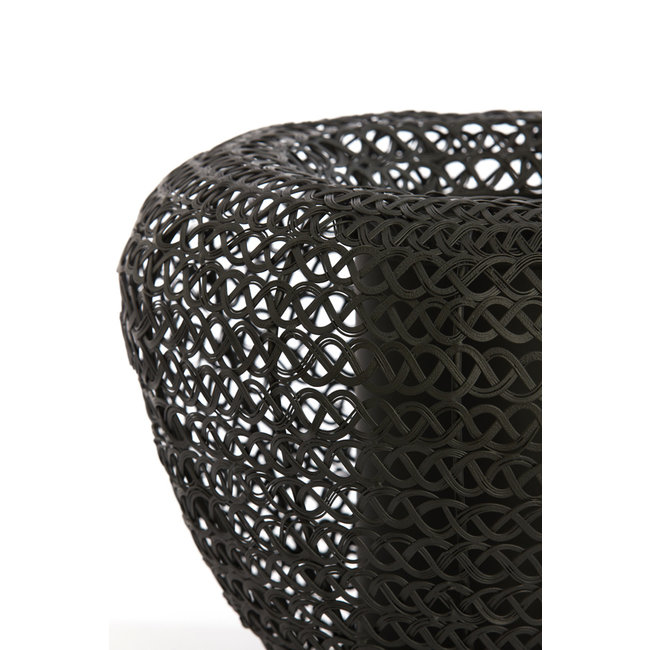 Light en Living Vaas deco Ø42x33 cm FINOU mat zwart