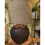Light en Living Lampvoet TURTLE  mat zwart 54,5 cm hoog