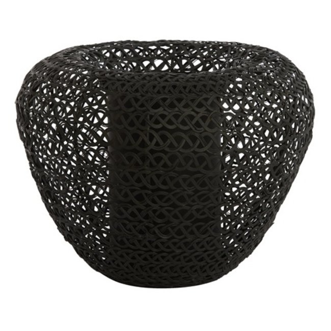 Light en Living Vaas deco Ø35x27 cm FINOU mat zwart