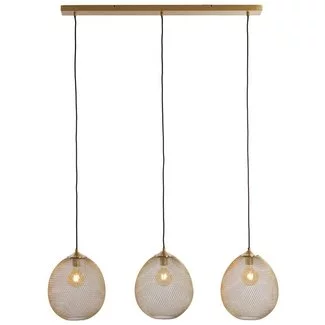 Light en Living Hanglamp 3L 104x30x34 cm MOROC  goud