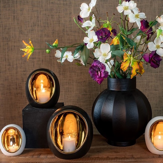 Countryfield Kunsttak Gloriosa goud - Luxe zijden bloem voor in huis