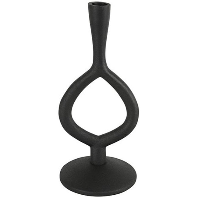 Countryfield Kandelaar Levie zwart 27 cm hoog
