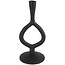 Countryfield Kandelaar Levie zwart 27 cm hoog