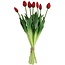 Countryfield Boeket kunstbloemen Tulip rood