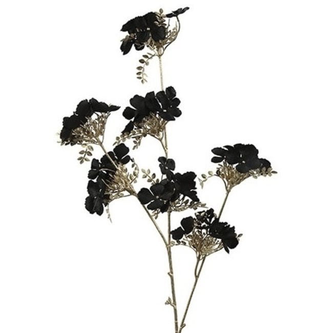 Countryfield Kunsttak Hydrangea zwart