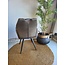WoonMax Eettafelstoel Puck Zorro - Cognac, Antraciet, Groen, Clay, Zand of Taupe