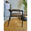 WoonMax Eettafelstoel Bodie Zorro - Cognac, Antraciet, Groen of Taupe