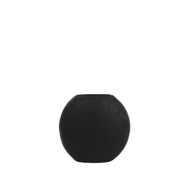 Light en Living Vaas deco RAYSKIN mat zwart - 49,5x20x45 cm