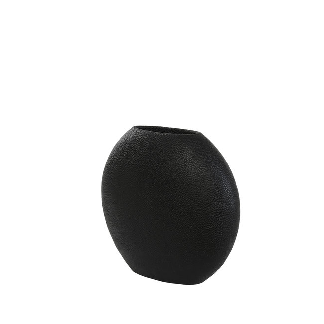 Light en Living Vaas deco RAYSKIN mat zwart - 49,5x20x45 cm