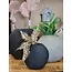 Light en Living Vaas deco RAYSKIN mat zwart - 49,5x20x45 cm