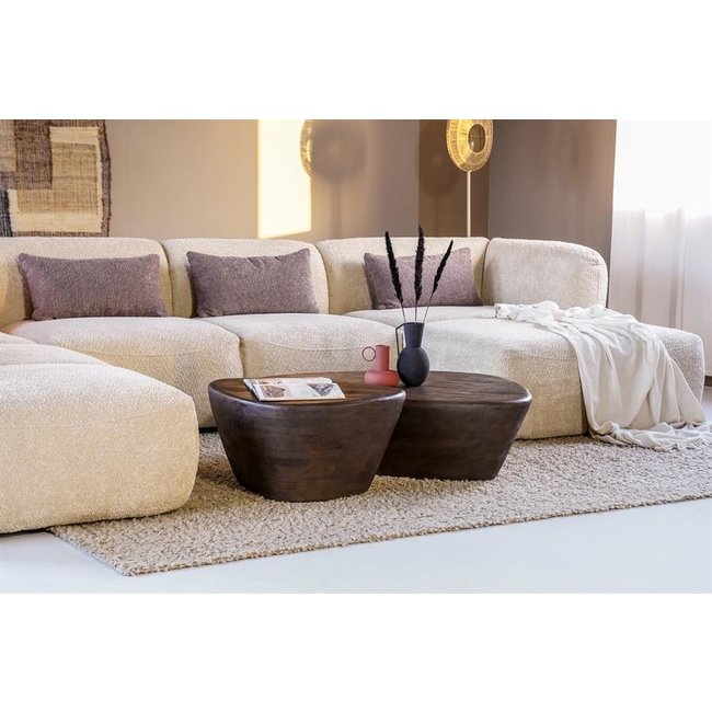 Eleonora Salontafel Mila 107x78x30 - zwart