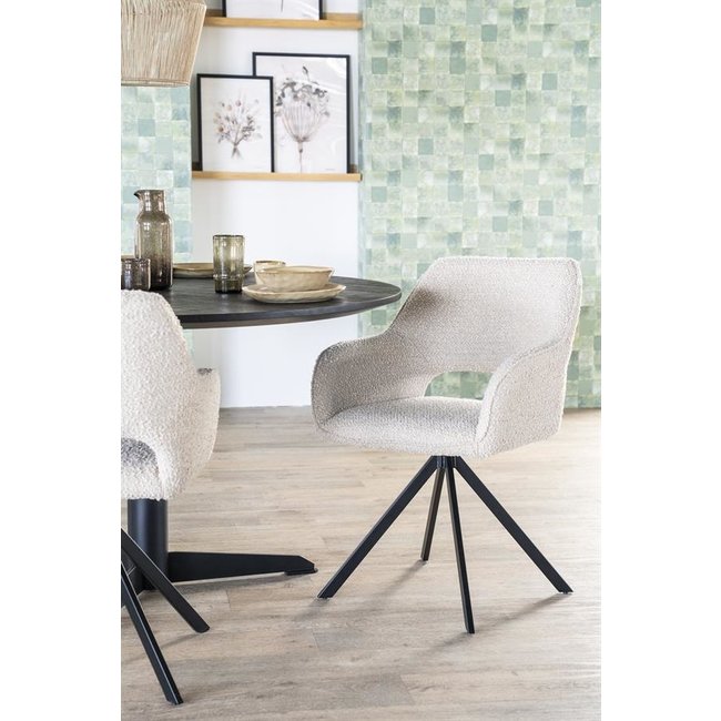 Eleonora Stoel Fabio - beige Spark
