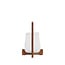 Light en Living Windlicht Ø21,5x35 cm ANOSY glas  helder+hout naturel