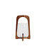 Light en Living Windlicht Ø21,5x35 cm ANOSY glas  helder+hout naturel