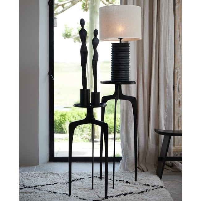 Light en Living Zuil Set van 2 PANO  donker brons