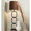 Light en Living Lampvoet 23x11,5x69 cm LUTIKA mat zwart van Light & Living