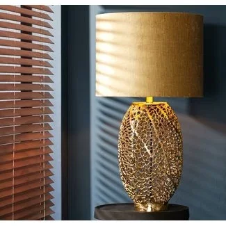 Light en Living Lampvoet SINULA goud Ø26x44 cm