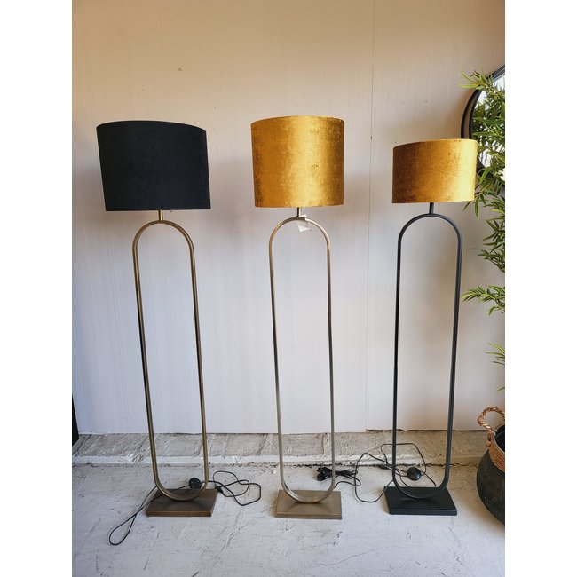 Light en Living Vloerlamp 30x15x142 cm JAMIRI mat zwart van Light & Living