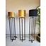 Light en Living Vloerlamp MACE Mat Zwart 30x30x140 cm van Light & Living