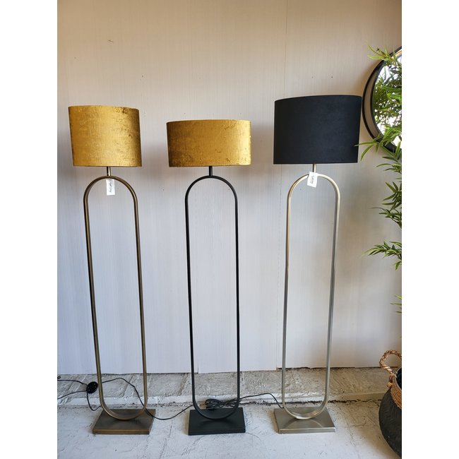 Light en Living Vloerlamp 30x15x142 cm JAMIRI mat zwart van Light & Living