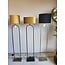 Light en Living Vloerlamp 30x15x142 cm JAMIRI mat zwart van Light & Living