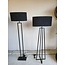 Light en Living Vloerlamp 25x25x130 cm MILEY mat zwart