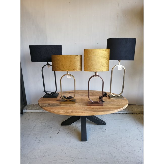 Light en Living Lampvoet JAMIRI antiek koper 20 x 13 x 55 cm