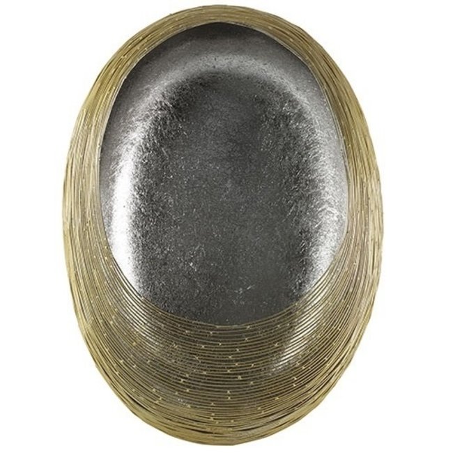 Countryfield Theelicht hangend Yenthe messing/zilver - Diverse maten
