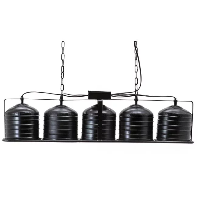 By Boo Industriële Hanglamp Minack Large - Zwart - By-Boo