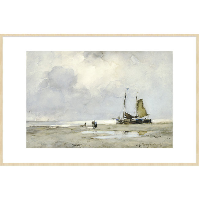 Wandkraft Art Facsimile 008 - Klassiek Landschap van Jan Hendrik Weissenbruch