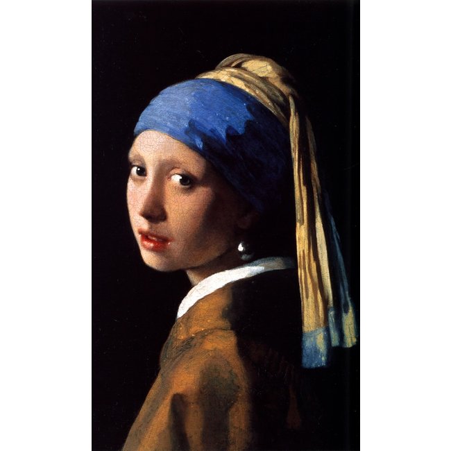 Wandkraft Girl with a Pearl Earring by Johannes Vermeer
