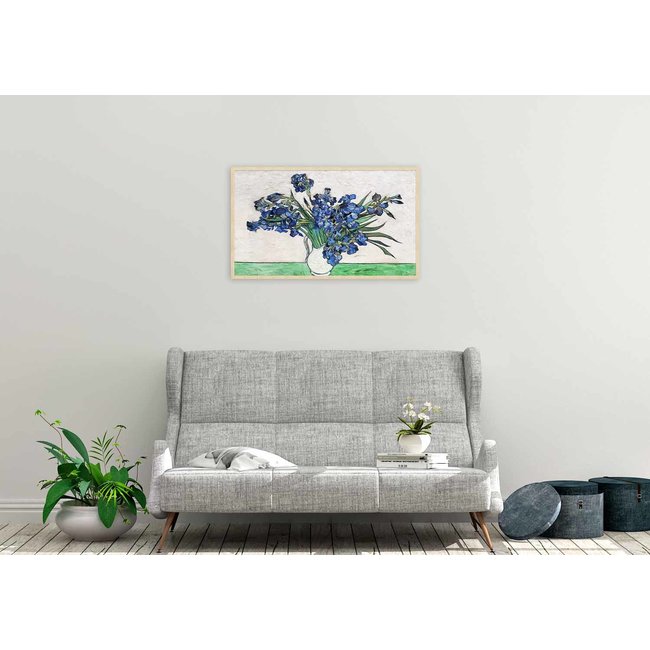 Wandkraft Irises door Vincent van Gogh - Wandkraft Wanddecoratie