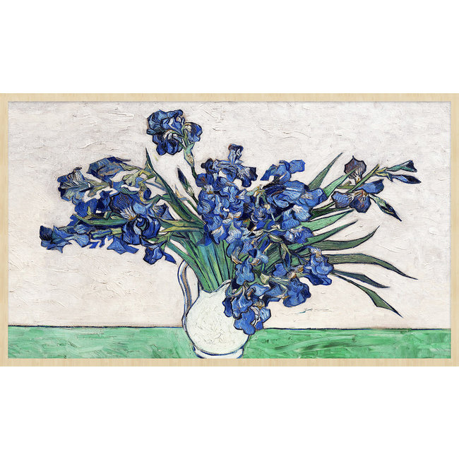 Wandkraft Irises door Vincent van Gogh - Wandkraft Wanddecoratie