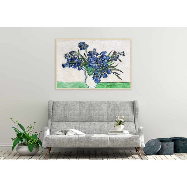 Wandkraft Irises door Vincent van Gogh - Wandkraft Wanddecoratie