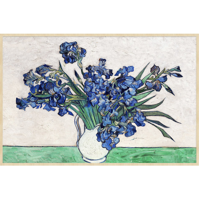 Wandkraft Irises door Vincent van Gogh - Wandkraft Wanddecoratie