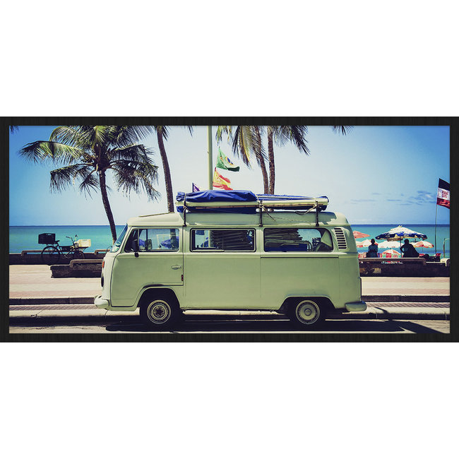 Wandkraft Wandkraft Summer Time 016 - Surfers Busje Wanddecoratie