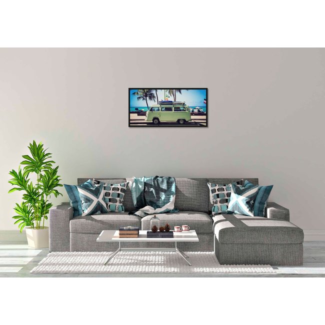 Wandkraft Wandkraft Summer Time 016 - Surfers Busje Wanddecoratie