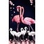Wandkraft The Flamingo Family