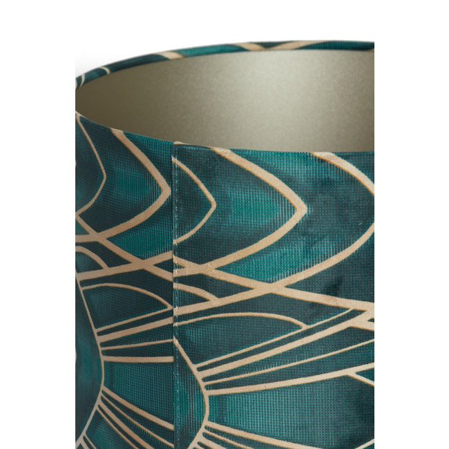 Light en Living Kap cilinder 30-30-21 cm TIARA groen