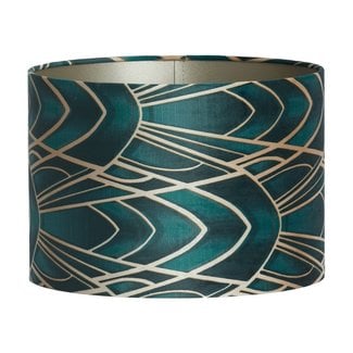 Light en Living Kap cilinder 30-30-21 cm TIARA groen