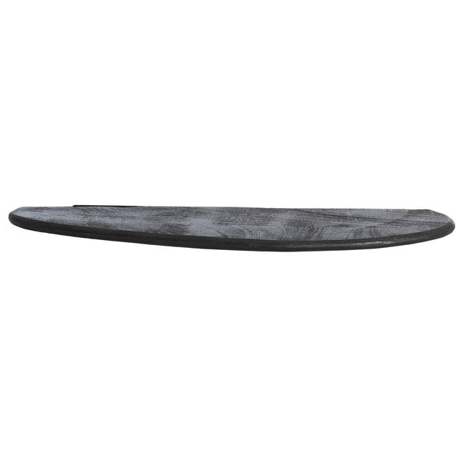 Light en Living Wandplank 70x17x2 cm GINOSA hout  mat zwart