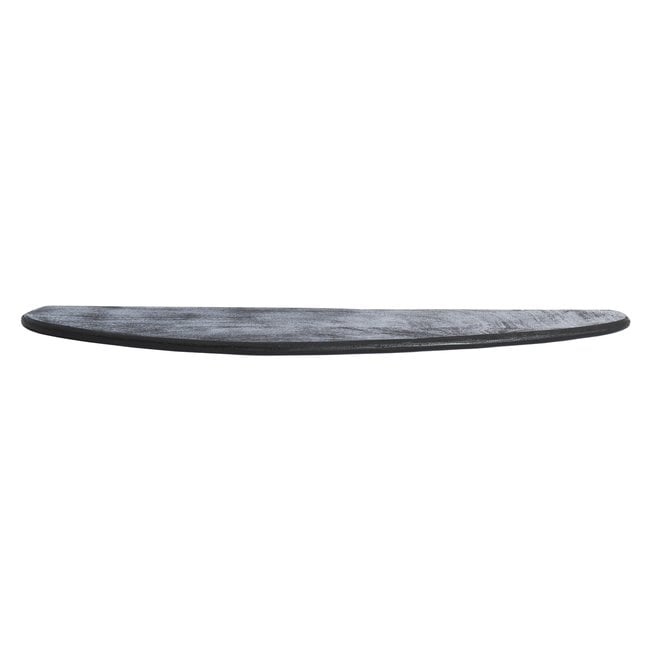 Light en Living Wandplank 90x19x2 cm GINOSA hout mat zwart