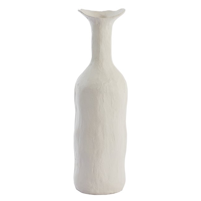 Light en Living Vaas deco 9x8x40 cm TEODORA crème