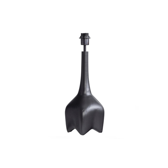 Woood Foss Tafellampvoet Aluminium Antique Zwart/bruin